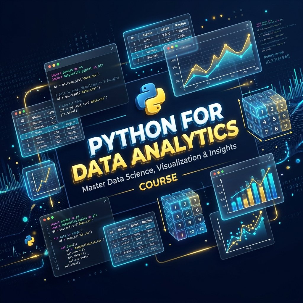 Python for Data Analytics Course